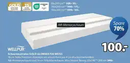 JYSK Schaummatratze Gold glomma f30 weiss Angebot