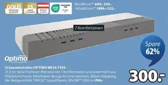 JYSK Schaummatratze Optimo besa f350 Angebot