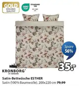 JYSK Satin Bettwäsche Esther Angebot
