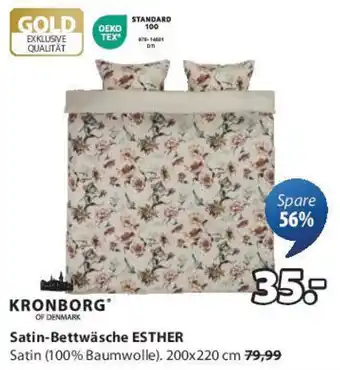 JYSK Satin Bettwäsche Esther Angebot
