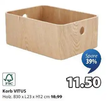 JYSK Korb Vitus Angebot