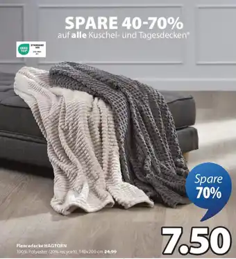 JYSK Fleecedecke Hagtorn Angebot