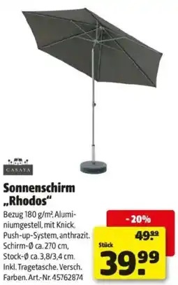 Hagebau Sonnenschirm Rhodos Angebot