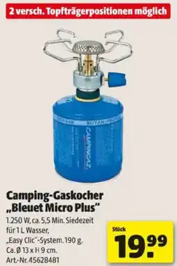 Hagebau Camping Gaskocher Bleuet Micro Plus Angebot