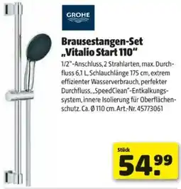 Hagebau BrausestangenSetVitalio Start 110 Angebot