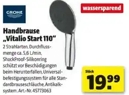 Hagebau Handbrause Vitalio Start 110 Angebot