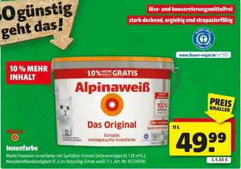 Hagebau Innenfarbe Angebot