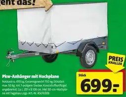 Hagebau Pkw-Anhänger mit Hochplane Angebot