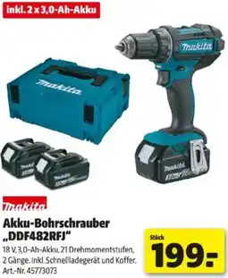 Hagebau Makita Akku-Bohrschrauber DDF482RFJ Angebot