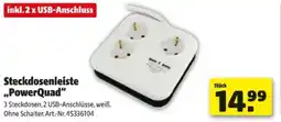 Hagebau Steckdosenleiste PowerQuad Angebot