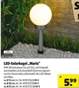 Hagebau CASAYA LED-Solarkugel Marla Angebot