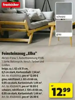 Hagebau Feinsteinzeug Elba Angebot