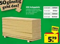 Hagebau OSB-Verlegeplatte Angebot
