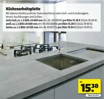 Hagebau Küchenarbeitsplatte Angebot