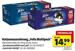Hagebau Katzennassnahrung Felix Multipack Angebot
