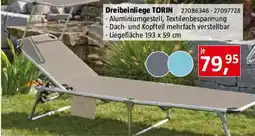 Bauhaus Dreibeinliege torin Angebot
