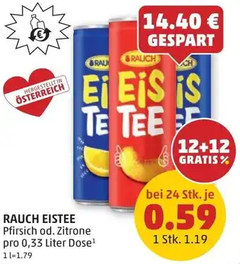 PENNY Rauch Eistee Angebot