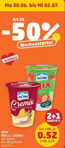 PENNY Nöm Mix od. Cremix Angebot