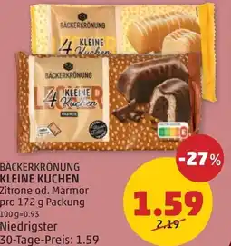 PENNY Bäckerkrönung Kleine Kuchen Angebot