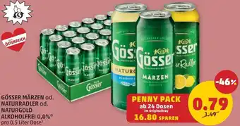 PENNY Gösser Märzen od. Naturradler od. Naturgold Alkoholfrei 0,0% Angebot