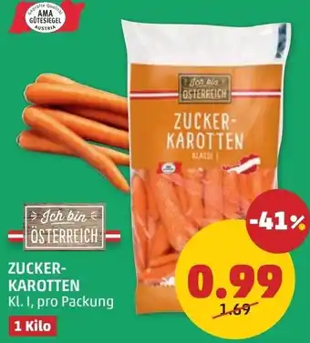 PENNY Zucker karotten Angebot