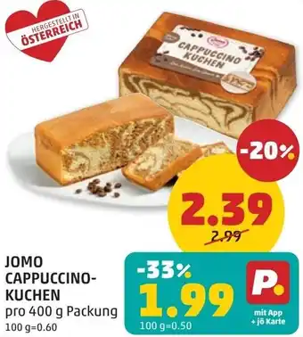 PENNY Jomo cappuccino kuchen Angebot