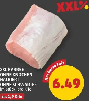 PENNY Xxl karree ohne knochen halbiert ohne schwarte Angebot
