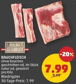 PENNY Bauchfleisch Angebot