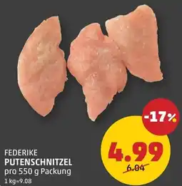 PENNY Federike Putenschnitzel Angebot