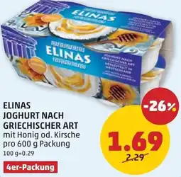 PENNY Elinas joghurt nach griechischer art Angebot