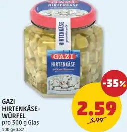 PENNY Gazi hirtenkäse würfel Angebot