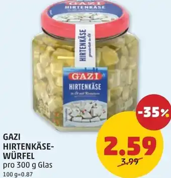 PENNY Gazi hirtenkäse würfel Angebot