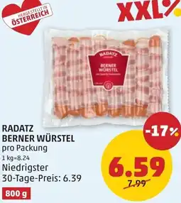 PENNY Radatz berner würstel Angebot