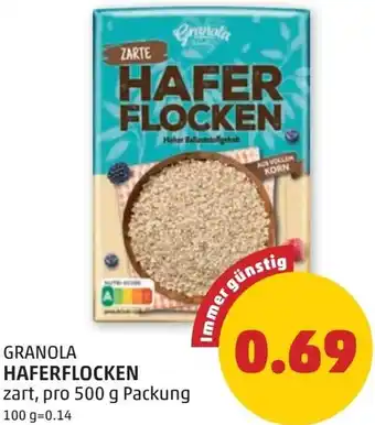 PENNY Granola Haferflocken Angebot
