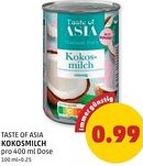 PENNY Taste of asia kokosmilch Angebot