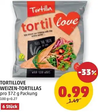 PENNY Tortillove weizen tortillas Angebot