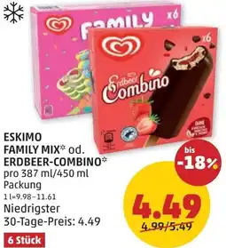 PENNY Eskimo family mix od. erdbeer-combino Angebot