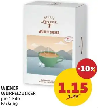 PENNY Wiener würfelzucker Angebot
