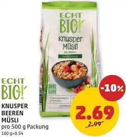 PENNY Knusper beeren müsli Angebot
