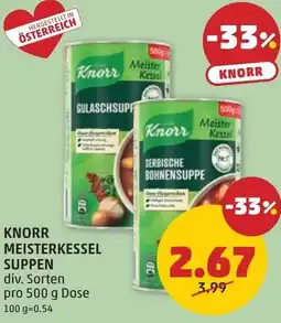 PENNY Knorr meisterkessel suppen Angebot