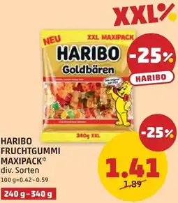 PENNY Haribo fruchtgummi maxipack Angebot