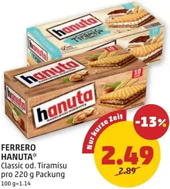 PENNY Ferrero hanuta Angebot