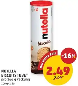 PENNY Nutella biscuits tube Angebot