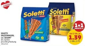 PENNY Soletti salzstangerl od. sesam Angebot