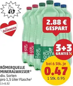 PENNY Römerquelle mineralwasser Angebot