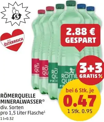 PENNY Römerquelle mineralwasser Angebot