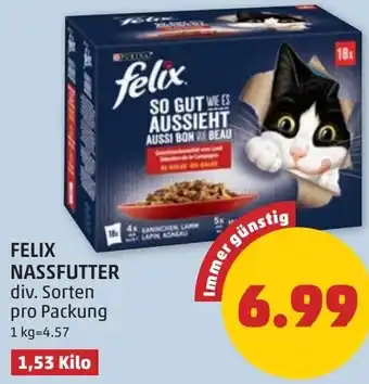 PENNY Felix nassfutter Angebot