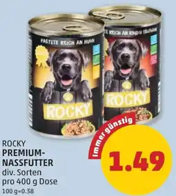 PENNY Rocky premium nassfutter Angebot
