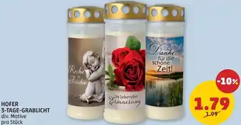 PENNY Hofer 3-tage-grablicht Angebot