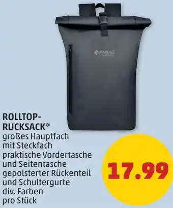 PENNY Rolltop- rucksack Angebot